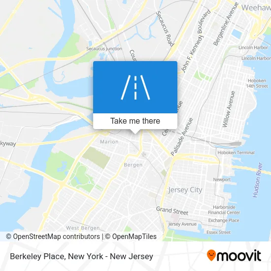 Berkeley Place map