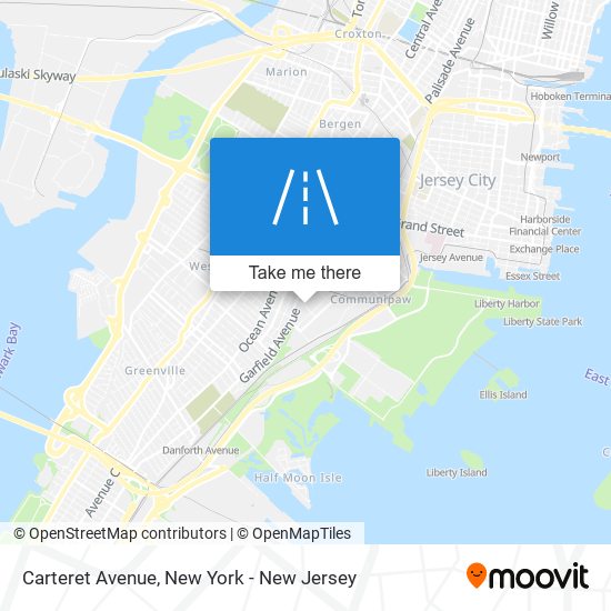 Carteret Avenue map