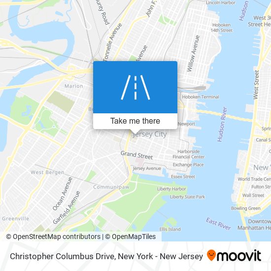 Mapa de Christopher Columbus Drive