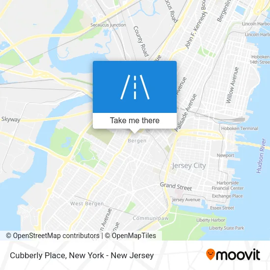 Cubberly Place map