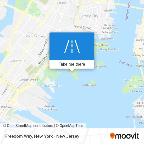 Freedom Way map