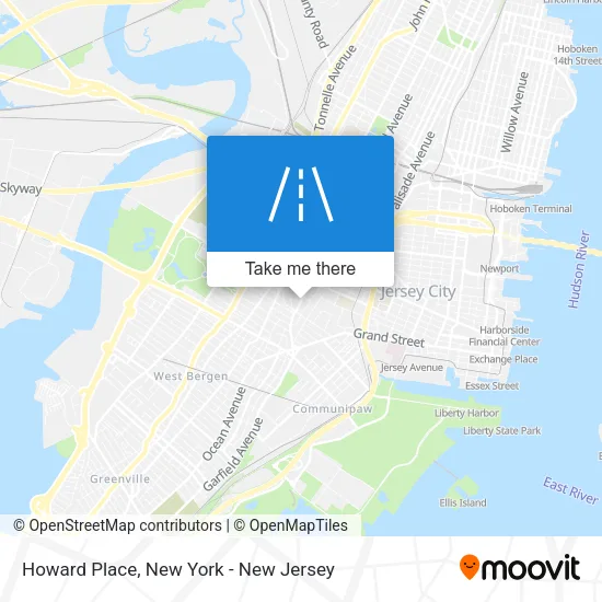 Howard Place map