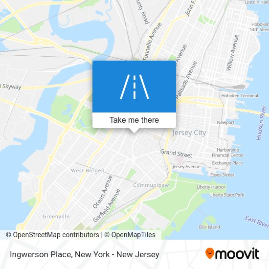 Mapa de Ingwerson Place