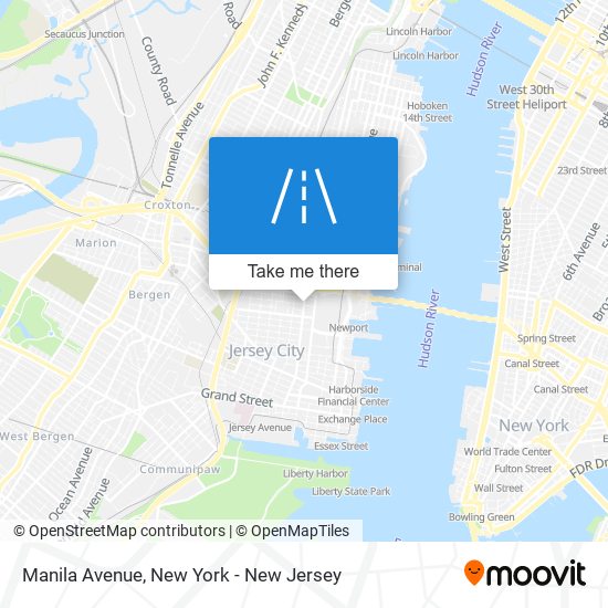 Manila Avenue map