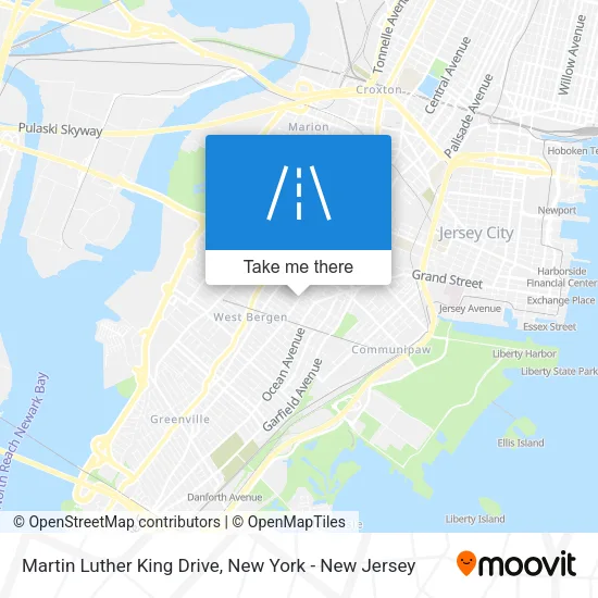 Martin Luther King Drive map