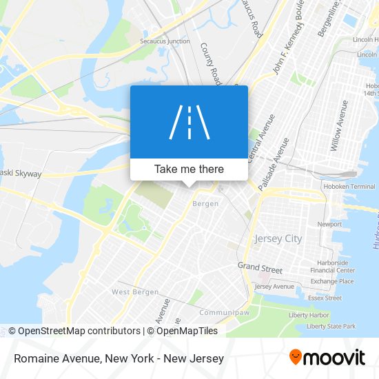 Mapa de Romaine Avenue