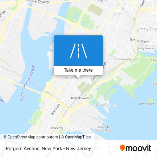 Mapa de Rutgers Avenue