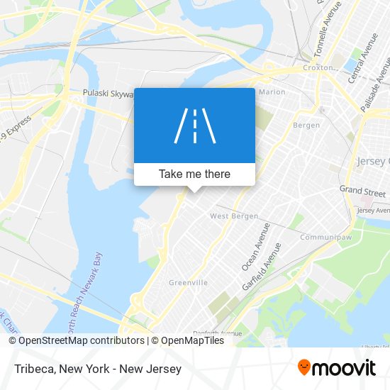 Tribeca map