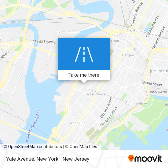 Yale Avenue map
