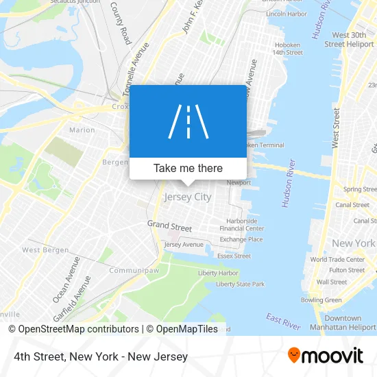 4th Street map