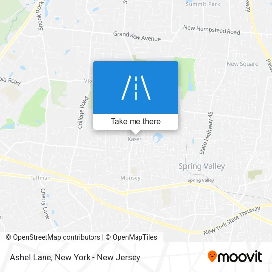 Ashel Lane map