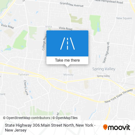 State Highway 306:Main Street North map