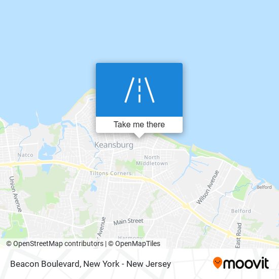 Mapa de Beacon Boulevard