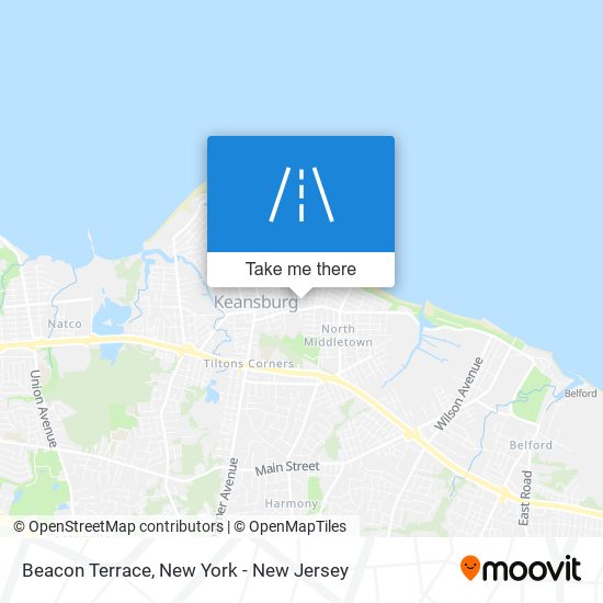 Beacon Terrace map