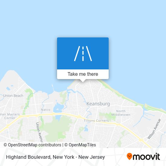 Mapa de Highland Boulevard