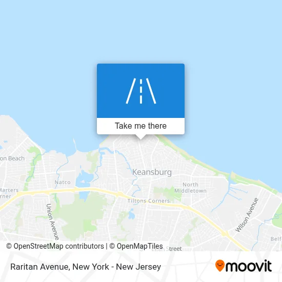 Raritan Avenue map