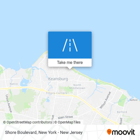 Mapa de Shore Boulevard