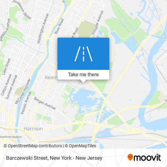 Mapa de Barczewski Street