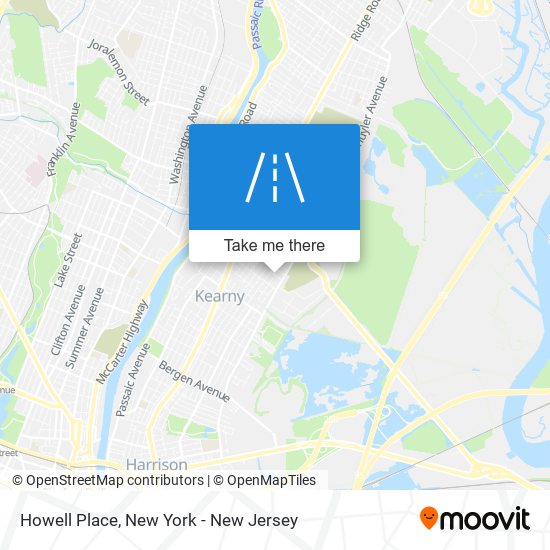 Mapa de Howell Place