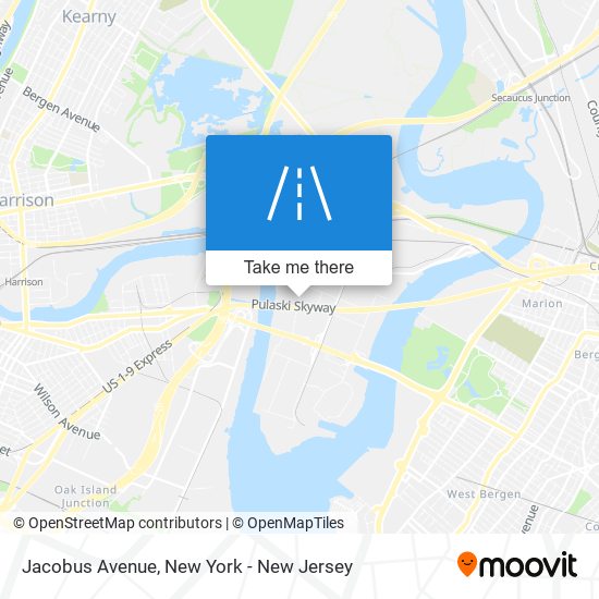 Jacobus Avenue map