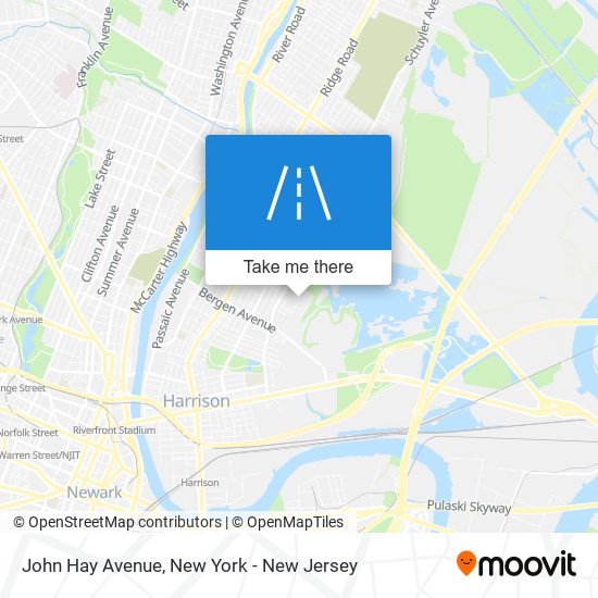 John Hay Avenue map