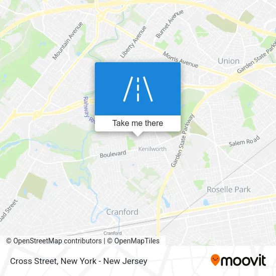 Cross Street map