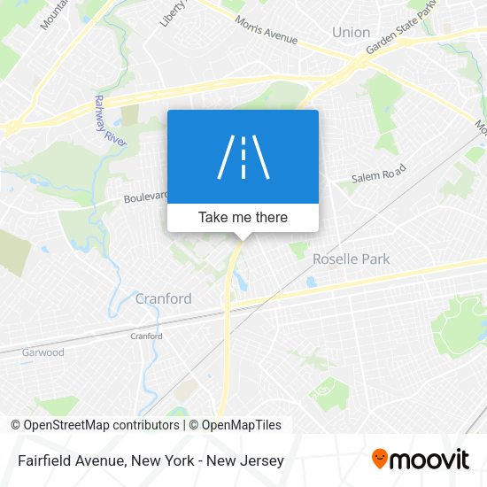 Mapa de Fairfield Avenue
