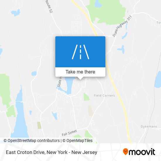 Mapa de East Croton Drive