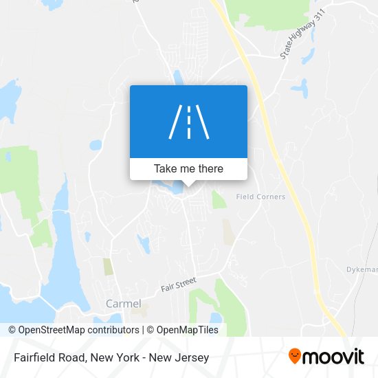 Mapa de Fairfield Road