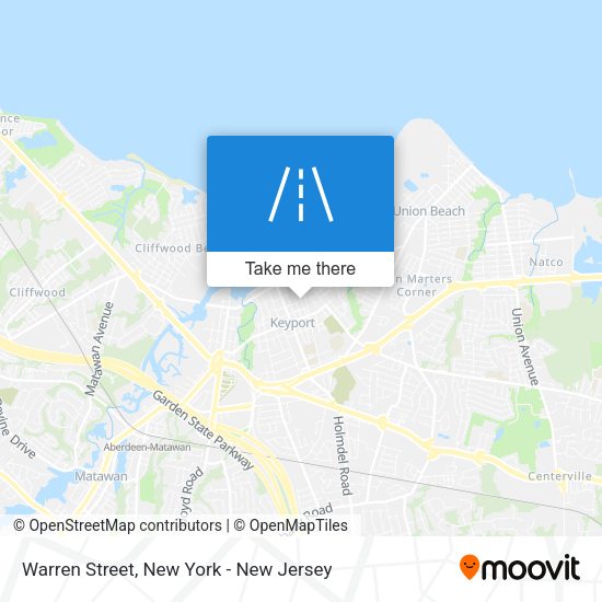 Mapa de Warren Street
