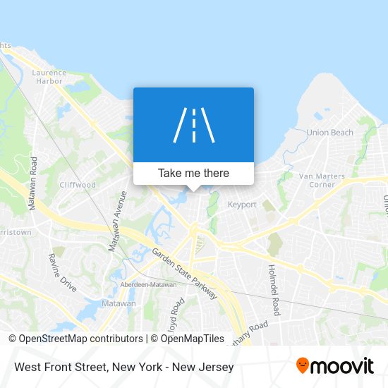 Mapa de West Front Street