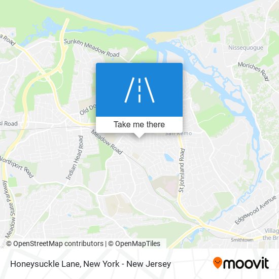 Honeysuckle Lane map