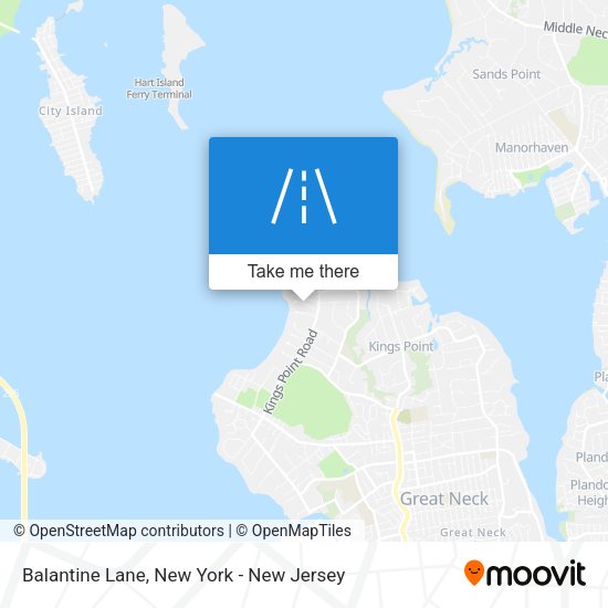 Mapa de Balantine Lane