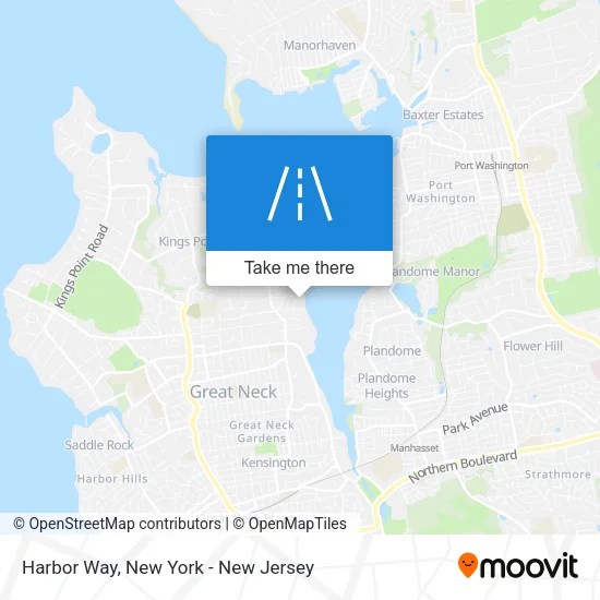 Harbor Way map