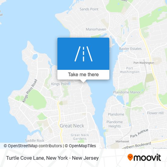 Turtle Cove Lane map