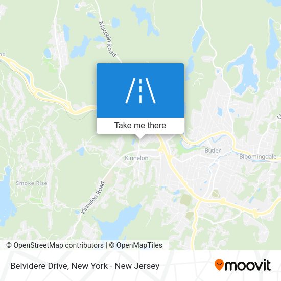 Mapa de Belvidere Drive
