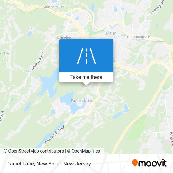 Mapa de Daniel Lane