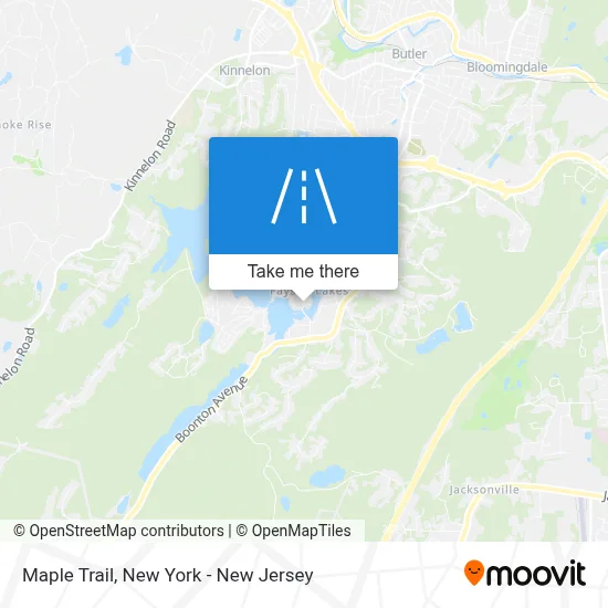 Maple Trail map