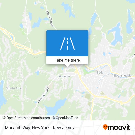 Mapa de Monarch Way
