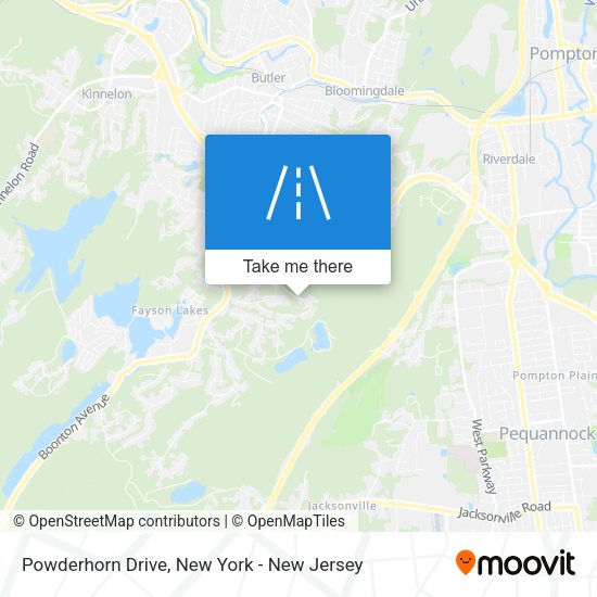 Mapa de Powderhorn Drive