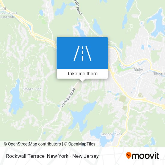 Mapa de Rockwall Terrace