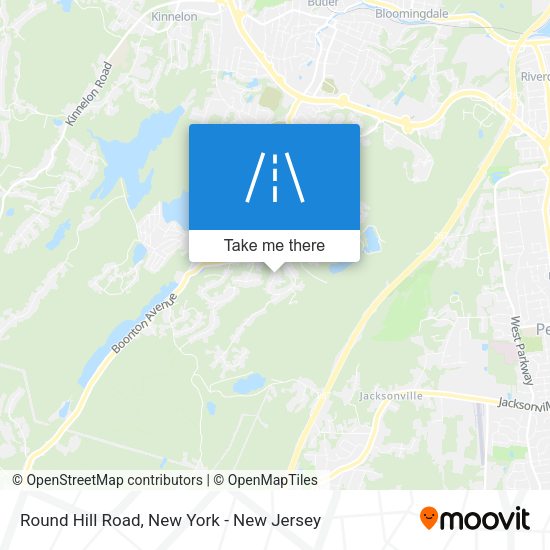 Mapa de Round Hill Road