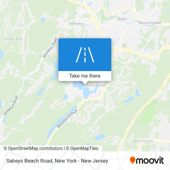 Mapa de Sabeys Beach Road
