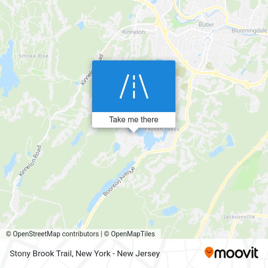 Stony Brook Trail map