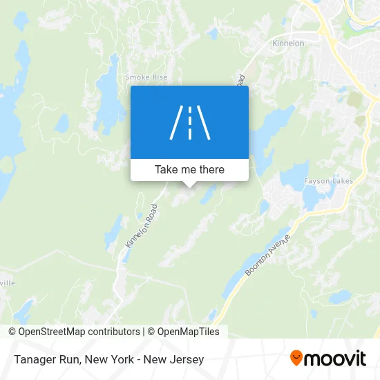 Tanager Run map