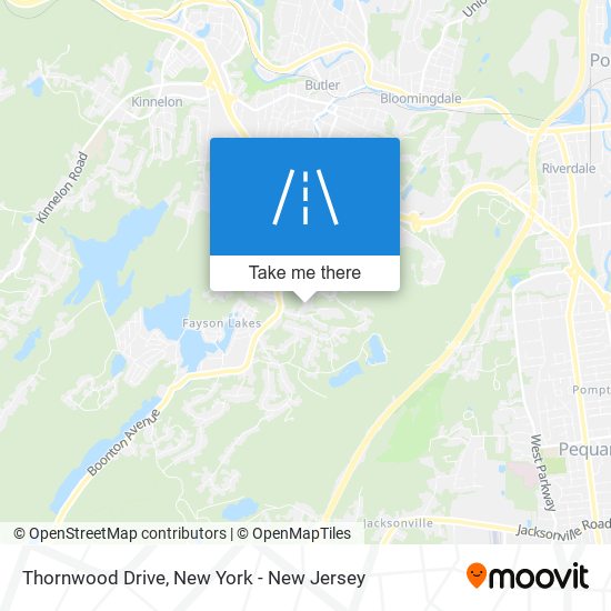 Mapa de Thornwood Drive