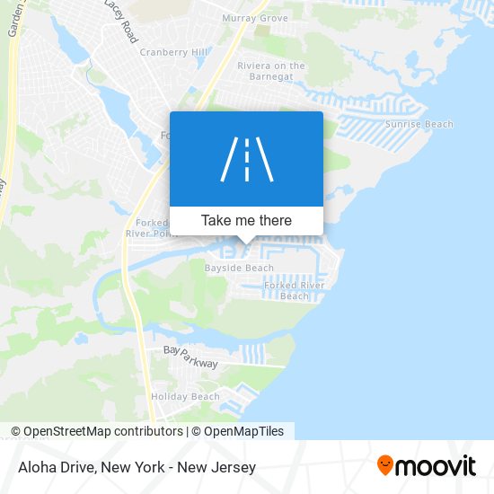 Aloha Drive map