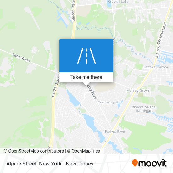 Mapa de Alpine Street