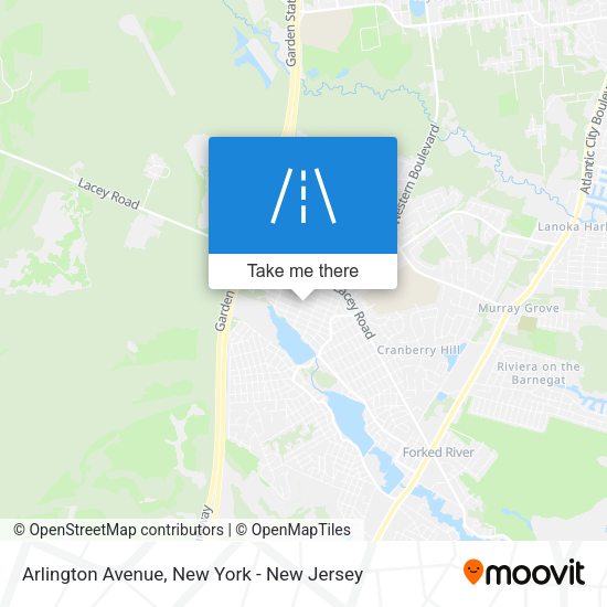 Mapa de Arlington Avenue