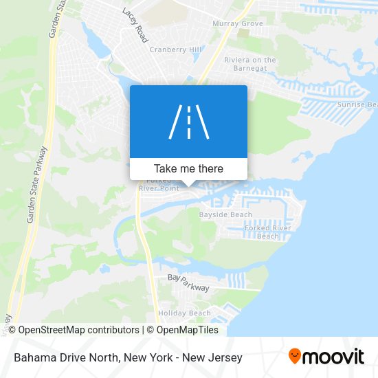 Mapa de Bahama Drive North